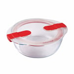 Pyrex FC360 Plastic/Glass Cook and Heat Round Dish with Lid, 206PH00