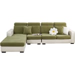 Soffaöverdrag, Universal Stretch Soffaöverdrag L-formad, Hörnsoffaöverdrag för 1/2/3 Sitsplatser Soffa Kuddskydd Överdrag Loungestol Överdrag