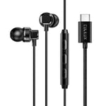 Noise Isolation USB C Earphones with 192KHz/24bit DAC For Samsung S21/S20 Ultra Note 20/10 Tab S8/S7/S6, iPad Pro, iPad Air 4, iPad Mini 6, Pixel 6 Pro 5 4 XL, Type C Headphones with Microphone