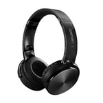 Compoint CP-HBT35 Bluetooth Foldable Over-Head Stereo Headphones With Built in Mic, Rechargeable Wireless Battery, Noise Cancellation, Premium Sound, Soft Memory Earmuffs For Extra Comfort