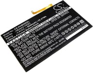 Kompatibelt med Huawei MediaPad M2 10.1 Youth, 3.8V, 6650 mAh