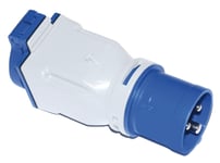 Garo 2425135 Adapter 16A med IEC/CEE 400 V (50+60 Hz) röd
