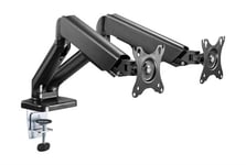 audizio MAD20G Dubbel Monitor arm Gas fylld 17”- 32”, audizio MAD20G Monitorarmar för 2 skärmar 17-32". VESA Standard