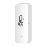 Tuya Zigbee smart temperatur og fuktighets-sensor innendørs hygro/termo-meter alarm Alexa Google