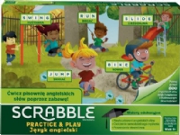 Practice and play the English game with Mattel Scrabble