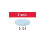 Festool Sanding Discs Granat 125mm 1500g Granat Sanding Discs Box 50 497182