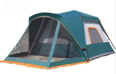 shunlidas fully automatic quick-open tent for 3-4 5-8persons thick anti-rain outdoor camping tent 1hall 1room 1door 3windows-green_CHINA