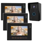 9in Wired Video Intercom Doorphone Doorbell Access System Door Camera 110-24 HEN