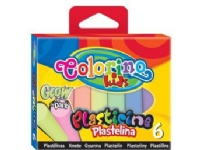 Colorino Luminous night plasticine 6 färger