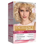 L'Oreal Paris Excellence Crème Permanent Hair Colour (Various Colours) - 10.0 Lightest Blonde