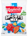 Pose med Maynards Bassetts Sports Mix - Fruktsmakende Vingummi Formet som Sportsutstyr 165 gram