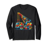 Crane Truck Puzzle Kids Toddler Boys Autism Awareness Long Sleeve T-Shirt