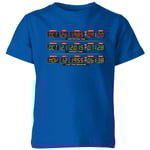 Back To The Future Destination Clock Kids' T-Shirt - Blue - 3-4 Years