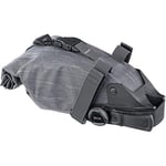 EVOC SEAT PACK BOA saddle bag, bike bag for extra storage space (size: M, 2L storage space, BOA FIT SYSTEM, easy to attach, waterproof, adjustable volume, flexible closure), Carbon Grey