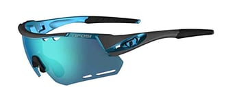 TIFOSI Unisex Adult Alliant Interchangeable Clarion Blue Lens Sunglasses - Gunmetal/Clarion Blue, One Size