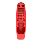 SovelyBoFan Protective Silicone Case Washable Suitable for Amazon AN-MR600 AN-MR650 AN-MR18BA AN-MR19BA Remote Control Red