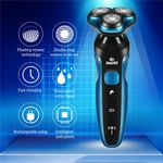 Men Electric Razor Shaver Wet/dry Rechargeable Rotary Cordless Usb Charging Ms