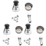 12 Piece Set Universal 80KPA Relief Jigger Valve Kit Pressure Cooker Jigger Valve Set with 4 Different Accessories, for Pressure Cookers