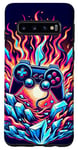 Coque pour Galaxy S10 Manette de jeu Fire And Ice Cool Gamer