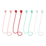 EXCEART 4pcs Silicone Earphones Strap Anti- lost Magnetic Wireless Earbuds Holder Wire Cable Connector Neck Rope Cord Compatible with Airpods