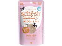 Schesir Baby Mousse Kattungefoder Kyckling Lax 70G
