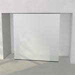 INR Iconic Nordic Rooms Dusjvegg ARC 43 Frame Plus Måltilpasset Svart Matt / Frostet Glass