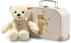 Steiff Mila Teddy Bear 21 cm Cuddly Toy Vanilla in Case