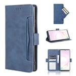 Wallet Case for Nokia 8.3 5G Case, Retro Style Wallet Magnetic Cover with Credit Card Slots and Flip Stand, Leather Phone Case Compatible with Nokia 8.3 5G, Blue