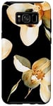 Coque pour Galaxy S8+ Fleur d'orchidée moderne beige