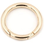 2 st fjädergrind O-ring rund karbinhake snäppklämma trigger fjädernyckelring spänne