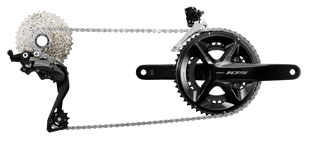 Shimano 105 R7100 Komplett Grupp Anpassningsbar,Skivbromsar, Mekanisk