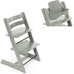 PAKKE, Stokke Tripp Trapp® chair + baby set - glacier green