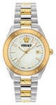 Versace VE8E00424 V DOME (42mm) Silver Dial / Two-Tone Watch