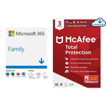 Microsoft 365 Family + McAfee Total Protection