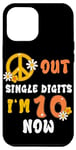 iPhone 15 Pro Max Peace Sign Out Single Digits I'm 10 Now Years 10th Birthday Case