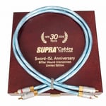 SUPRA Cables Supra Sword ISL signalkabel för stereobruk, 0.8 meter
