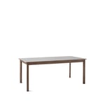 &Tradition Patch HW1 dining table Griogo londra. smoked  oiled oak stand