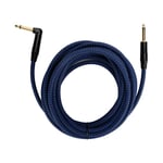 JORINDO 6M Ljud Gitarrkabel 6.35MM Elektrisk Gitarrförstärkare Sladd Instrumentkabel Guldpläterat Huvud med Svart SkalJD6218