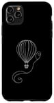 Coque pour iPhone 11 Pro Max Ballon à air One Line Art Dessin