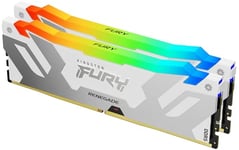 Kingston FURY Renegade RGB XMP 48GB 6000MT/s DDR5 CL32 DIMM Mémoire pour PC de Gamer Module Simple - KF560C32RSA-48
