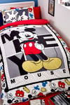 Mickey Mouse Radical Single Duvet Cover Reversible Bedding Set