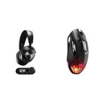 SteelSeries Arctis Nova Pro Wireless Xbox- Casque Gaming Multi-système - Haut-parleurs Hi-FI & Aerox 5 Wireless - Souris Gaming perforée RGB - Design Ultra-léger et étanche - 9 Bouton