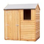 6 x 4 Overlap Reverse Apex Wooden Shed