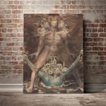 RuYun The Great Red Dragon and the Beast from the Sea Canvas poster Painting wall Art decor Living room Bedroom Decoration Prints 50x75cm No Frame