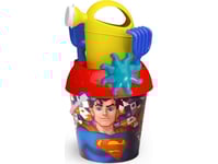 Adriatic Adriatic Superman Bucket Set + Watering Can, 18 Cm. Diam., E7246