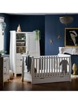 Obaby Stamford Classic Sleigh 3-Piece Nursery Furniture Set, White