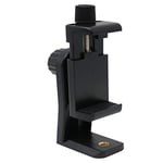 Phone Tripod Mount Adapter Clip Support Holder Stand Vertical&Horizontal Video Shooting for Andriod Phone Smart Phones - Black