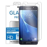 NOVAGO Compatible avec Samsung Galaxy J5 2016 J510 -Pack de 2 Films vitre Verre trempé résistant