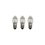 Glöd Topplampa, kort, 4/5-ljus E10 3W 55V, 3-pack