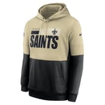 Sweatà capuche Nike Therma Team Name Lockup (NFL New Orleans Saints) pour Homme - Jaune